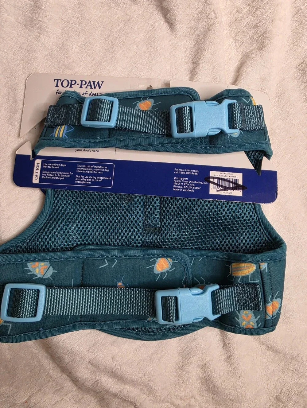 NEW TOP PAW SOFT COMFORT VEST DOG HARNESS SIZE Medium